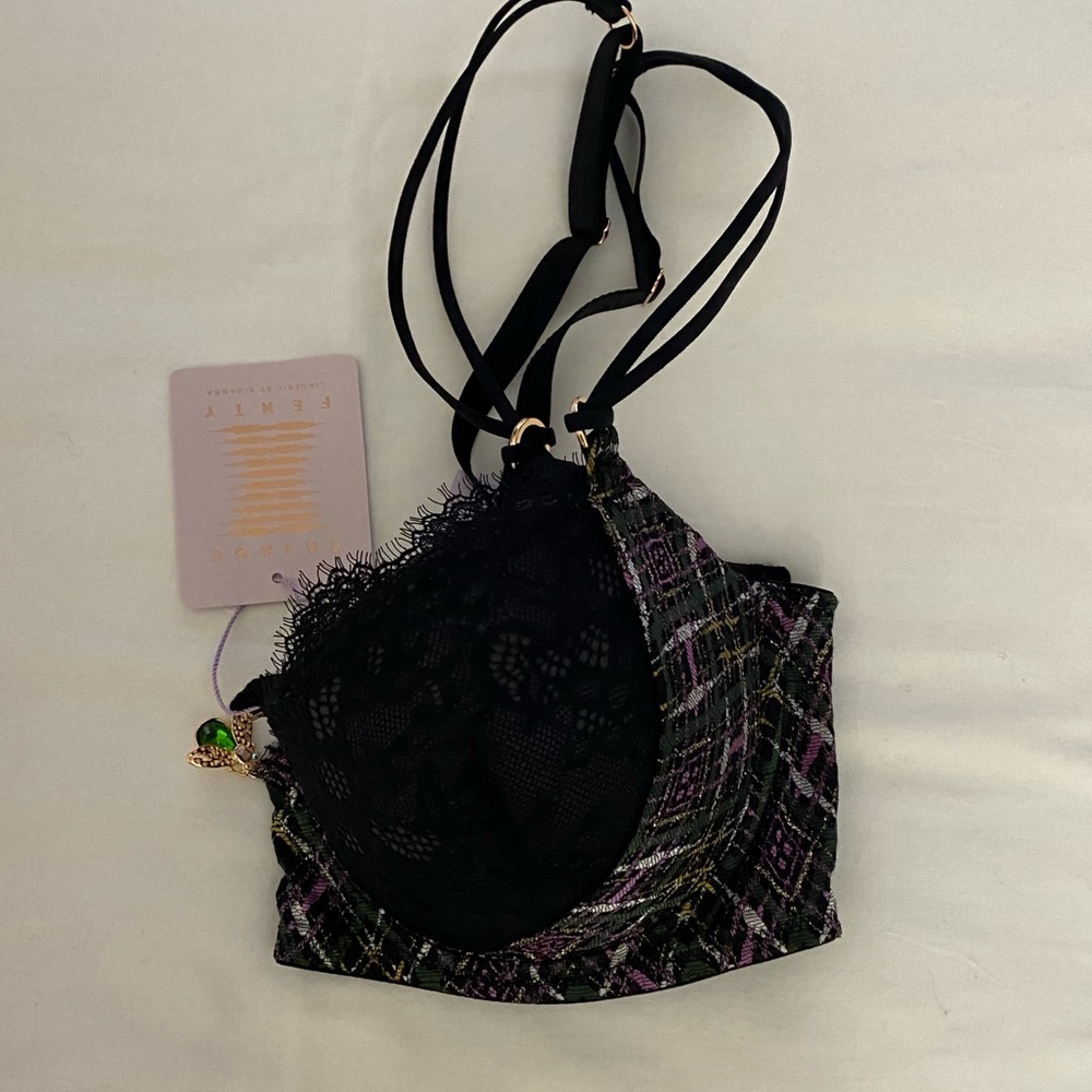 NWT Savage X Fenty by Rihanna A Little Tart Balconette Bra Size 36D. - Picture 8 of 11